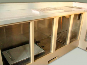 banchi piani bar inox
